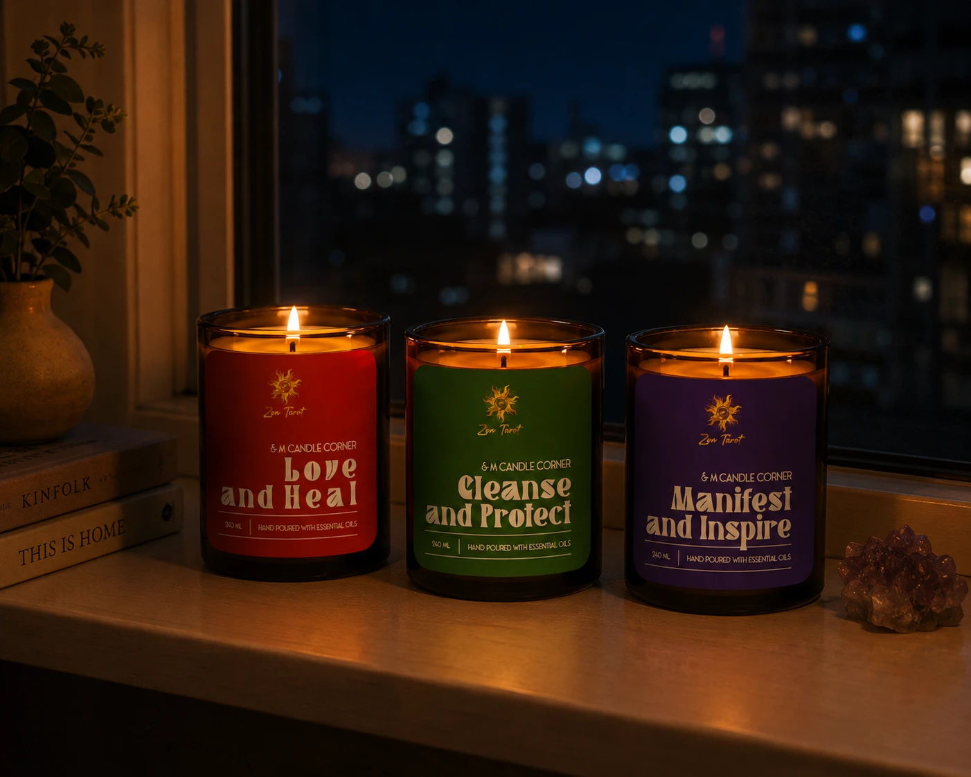 Zen Tarot Candle — 5.1